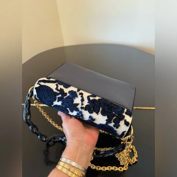 NWT Luxury Maximalist Couture Authentic Tory Burch Kira Fil Coupé Shoulder Bag - Picture 15 of 17